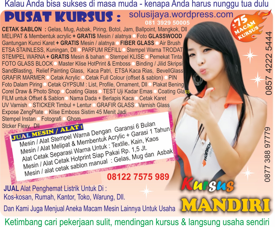 Agen, Iklan, Poster, Banner, Spanduk, Neon Box, Behel, Lowongan Kerja