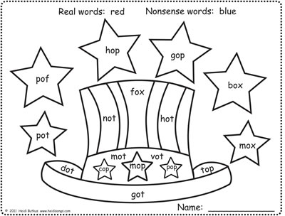 Gone Fishin For Nonsense Words