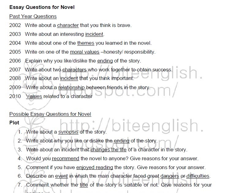 questions to ask about a novel literature circle writing prompts