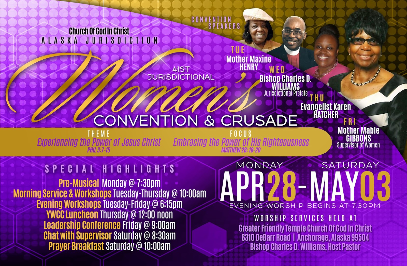 Lily Of The Valley COGIC Newsletter 41st Annual Women's Convention