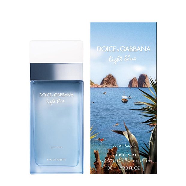 香水(ユニセックス) D & G Light Blue Capri in Love 100ml Light Blue Capri In Love by D&G 100ml EDP for Women — Perfume NZ