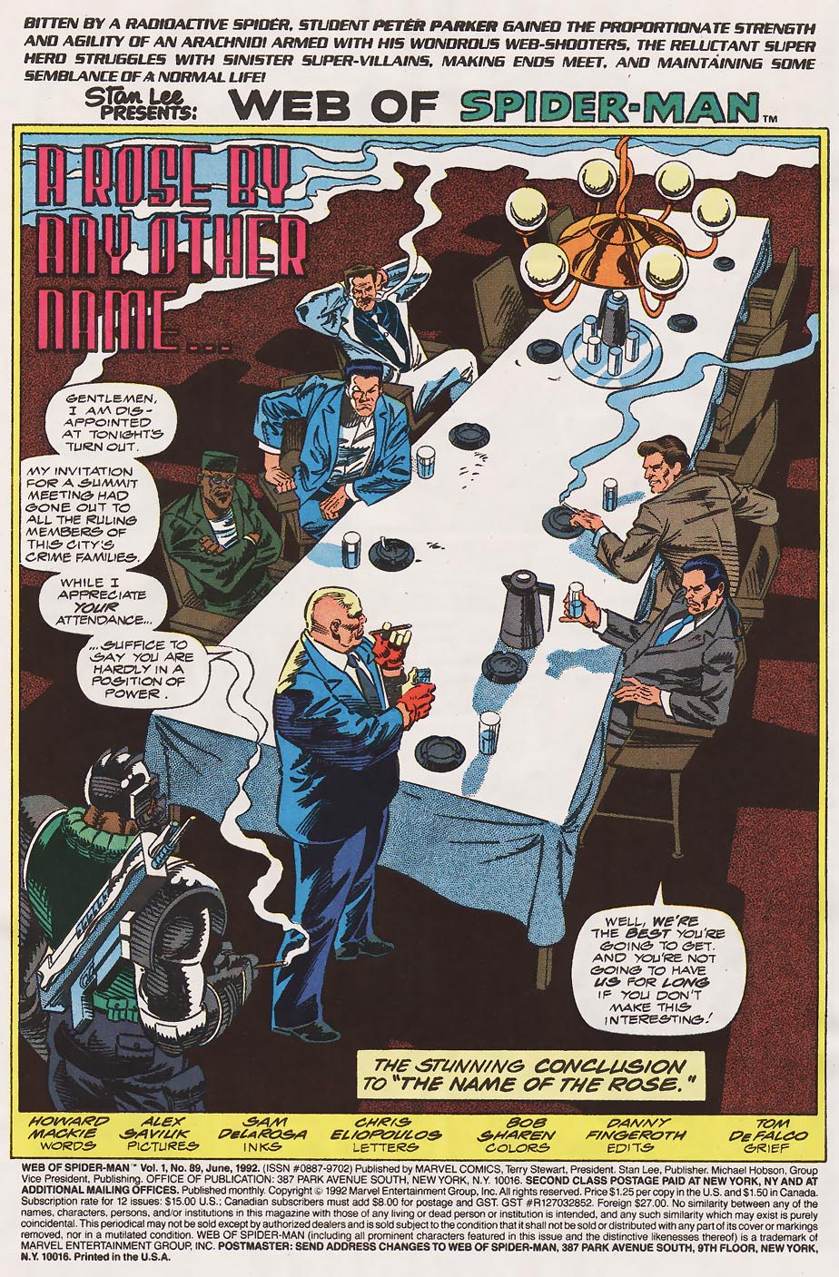 Read online Web of Spider-Man (1985) comic -  Issue #89 - 2