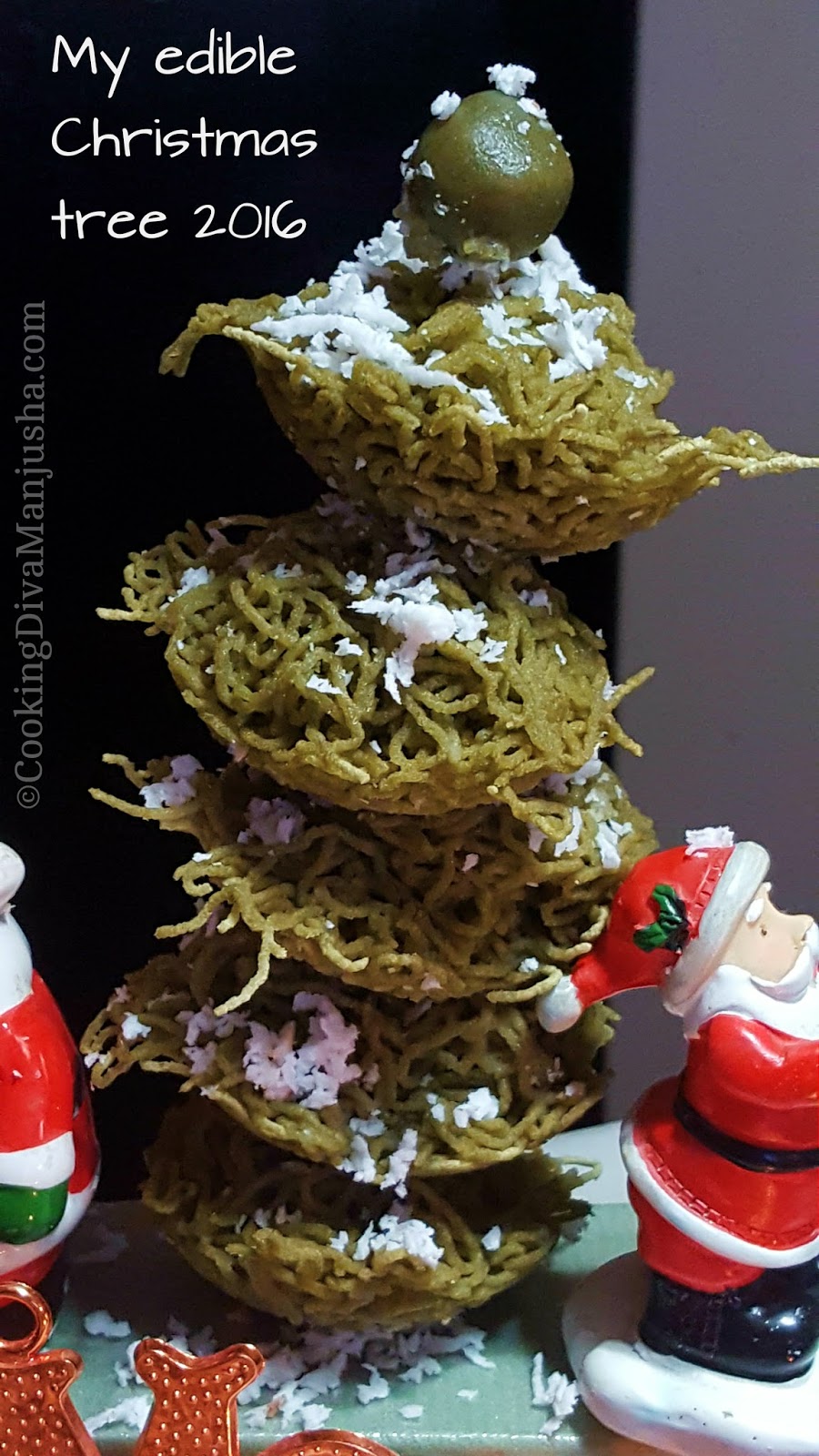 My edible Christmas Tree 2016 Happy XmasHappy New Year 2017