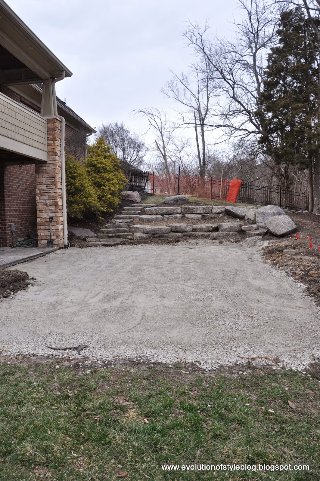 Big Dig Update The Paver Patio is Complete! Evolution of Style