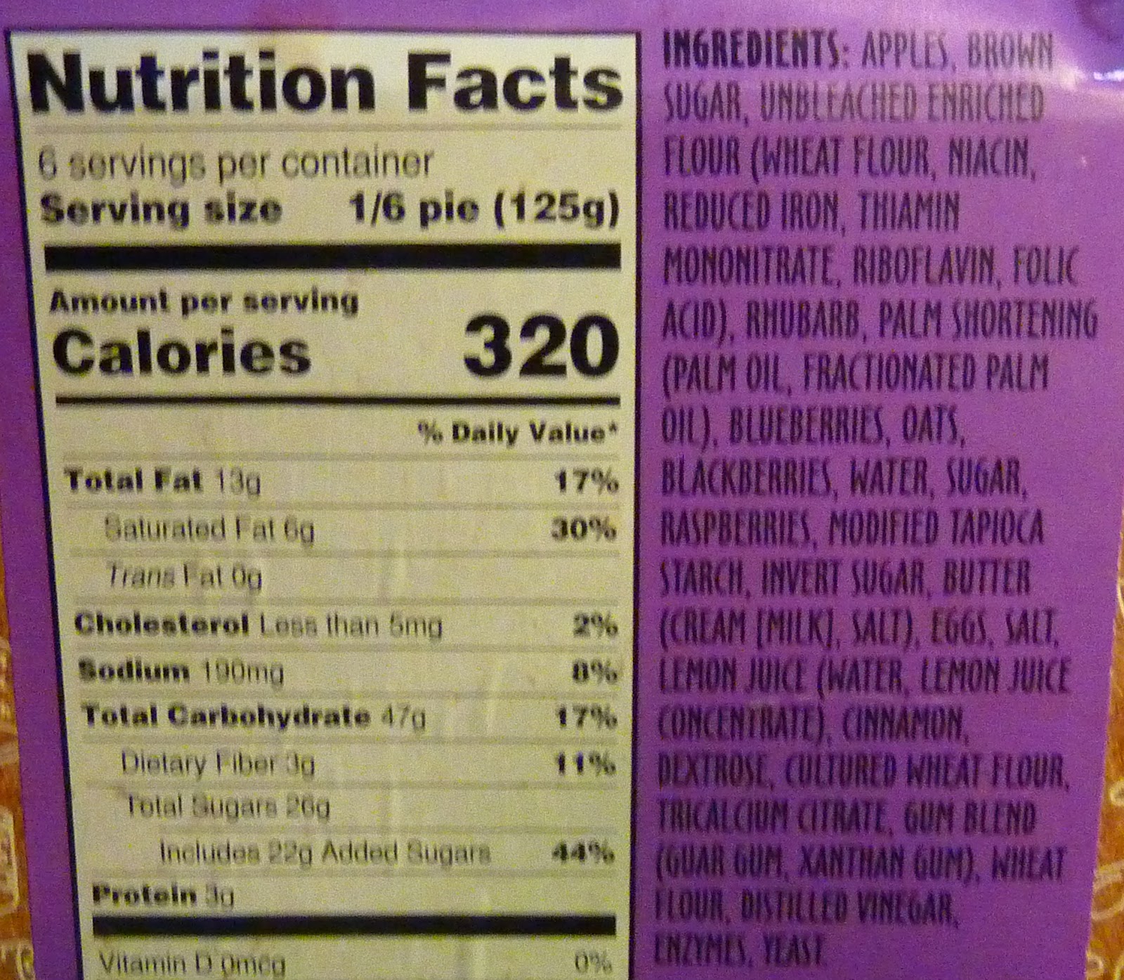What's Good at Trader Joe's? Trader Joe's Manyberry Apple Pie with Rhubarb Fruit Crumble Pie