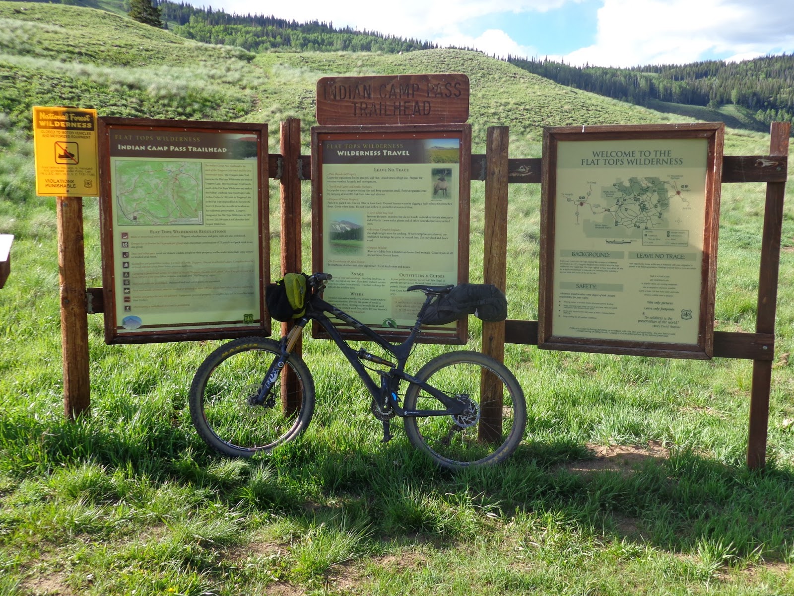 Random Adventuring... Bikepacking Coffee Pot Road into the Flat Tops
