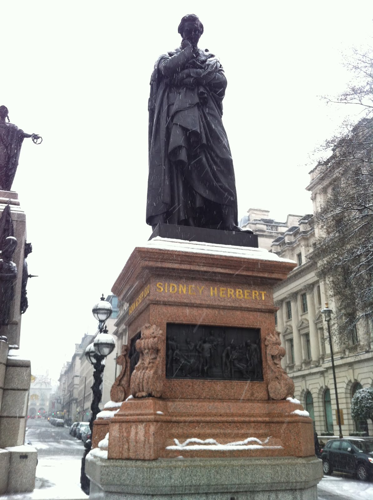london statues Sidney Herbert Waterloo Place