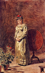 eakins thomas young meditating paintings 1877 amelia buren van cowperthwait artists portraits thinker ago watercolour paper