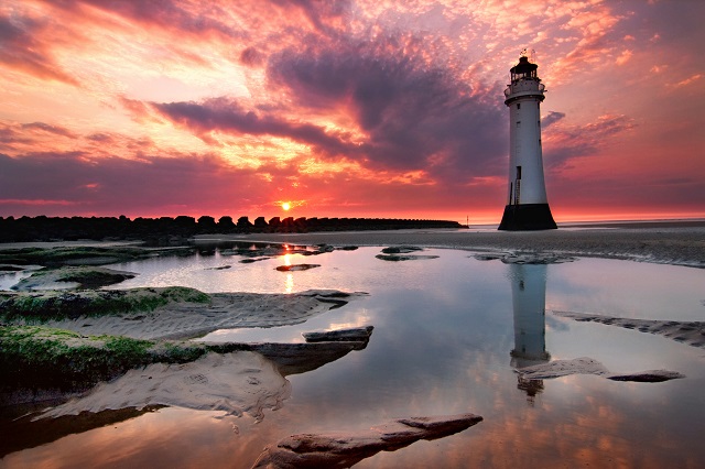 Lighthouse Beach in Kerala