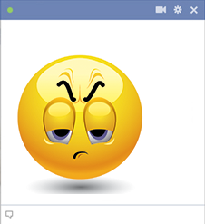 Arched eyebrows Facebook Emoticon