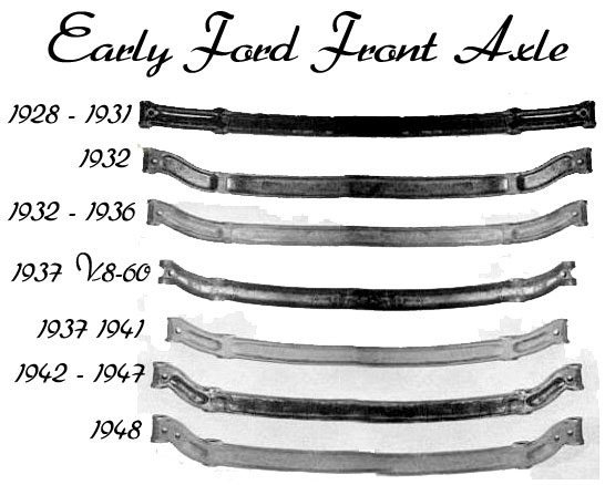 Early ford i beam axle identification #10