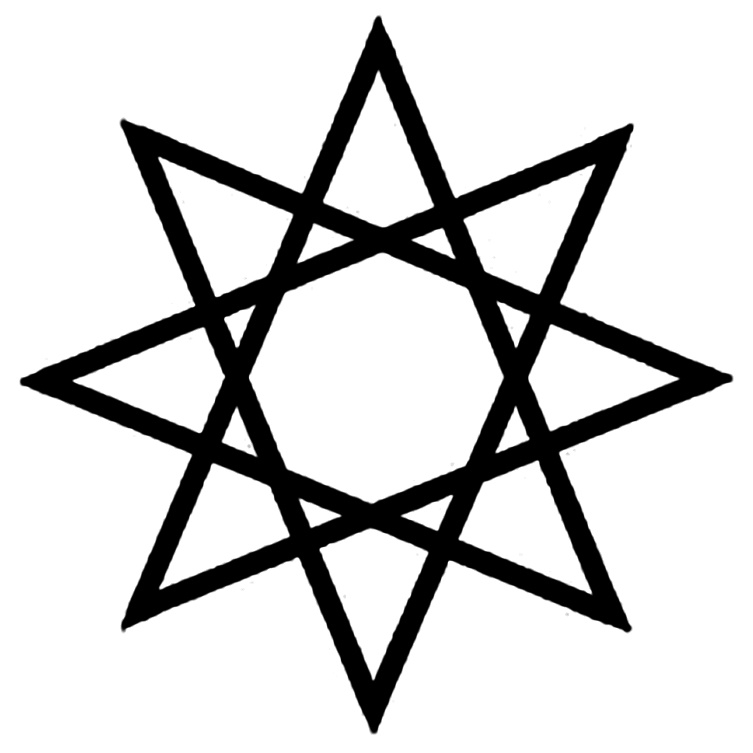 Как рисовать восьмиконечную звезду