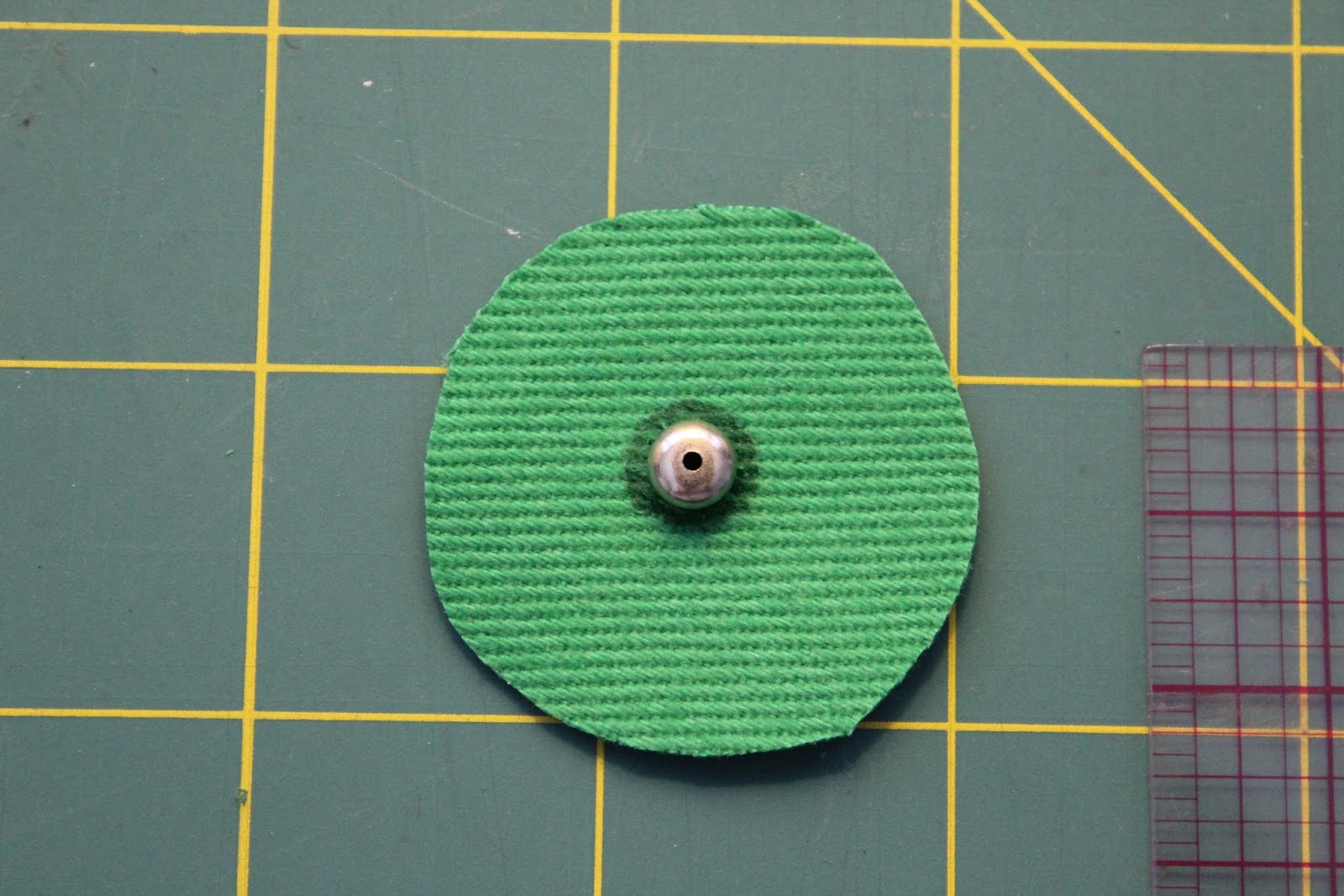 Nicole at Home Tutorial Covering snaps with thick fabric