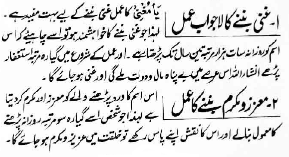 Ya Mughni Wazifa Ya Mughniu Benefits Urdu Ya Mughni