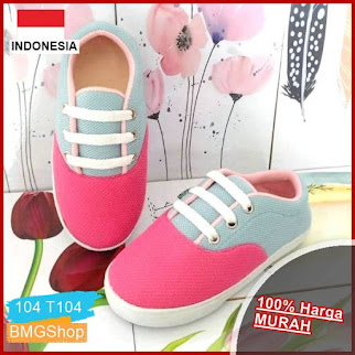 T104 Sepatu Perempuan Anak Motif Tali BMGShop