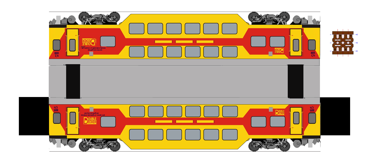 Indian railways paper model