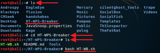 change directory to ht-wps-breaker