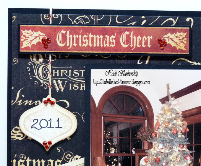 Embellished Dreams Christmas Cheer Layout