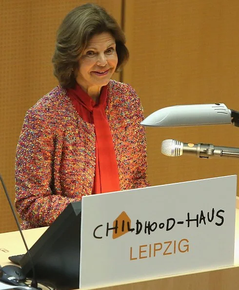 Queen Silvia who is the founder of The Childhood Foundation attended the opening of Childhood-Haus. Justice Minister Katarina Barley