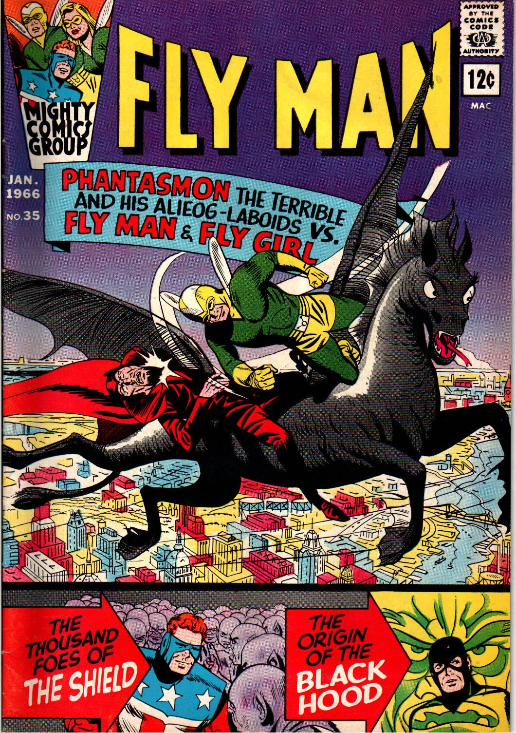 Read online Fly Man comic -  Issue #35 - 1