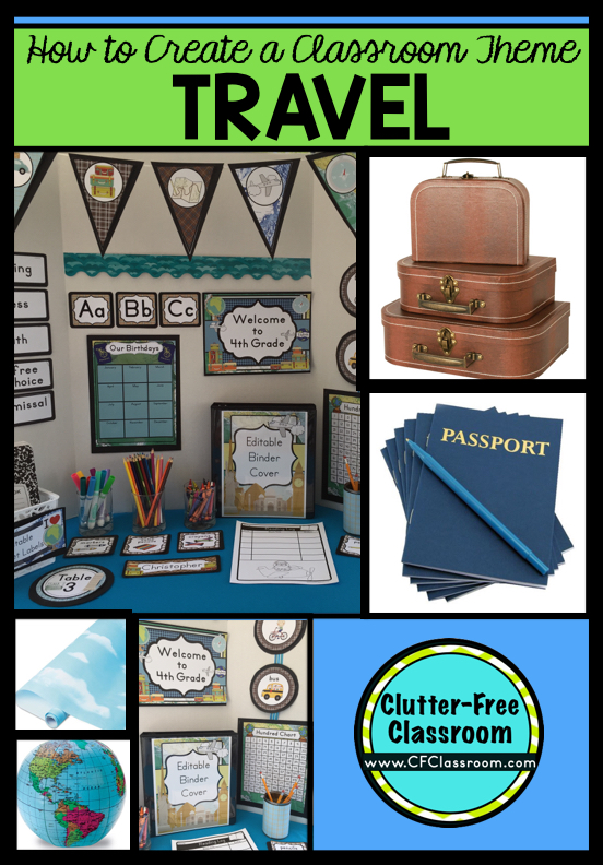 travel theme in classroom