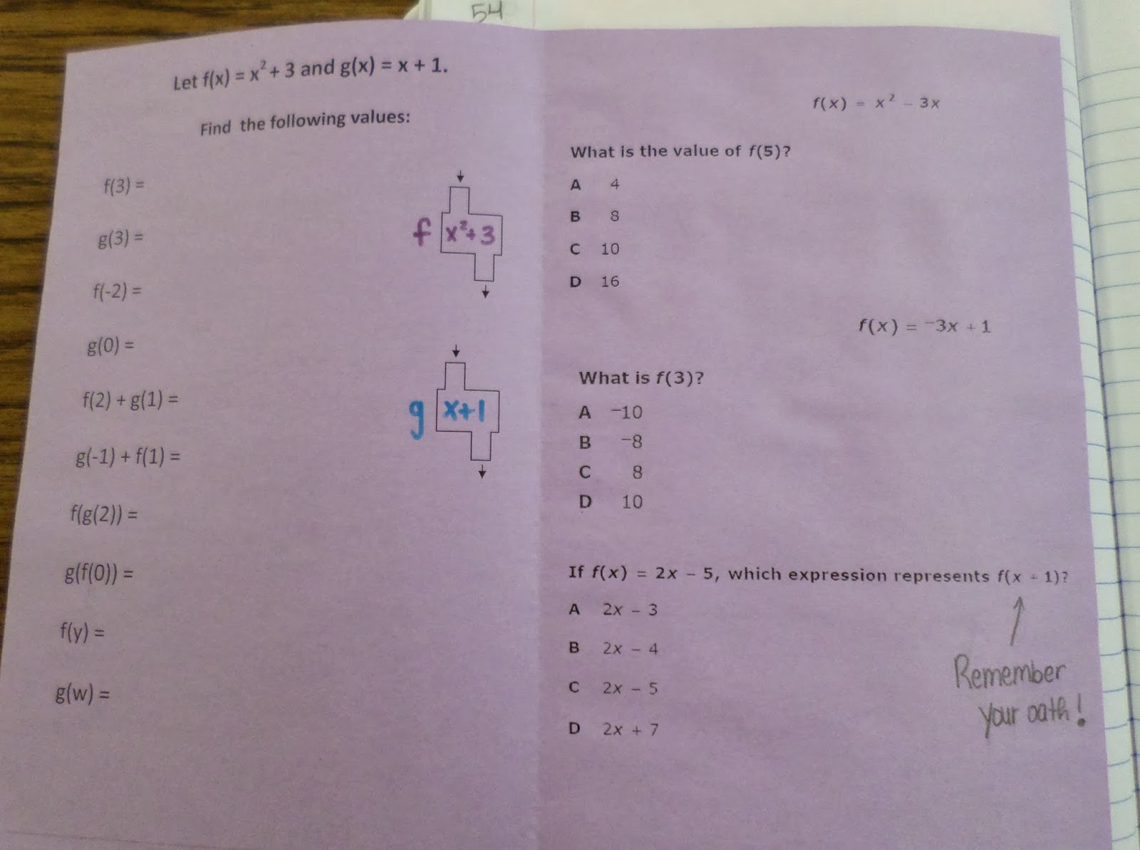 Algebra 11 Function Notation Worksheet Answers - Nidecmege Pertaining To Function Notation Worksheet Answers