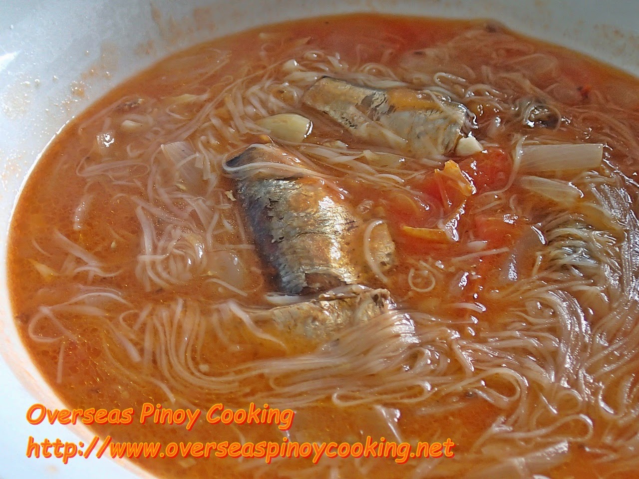 Sardinas at Misua, Canned Sardines with Misua Noodles