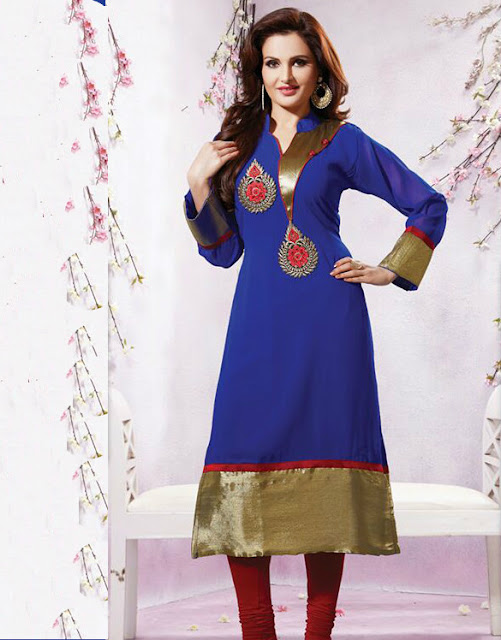 Latest Georgette Kurtis 2015