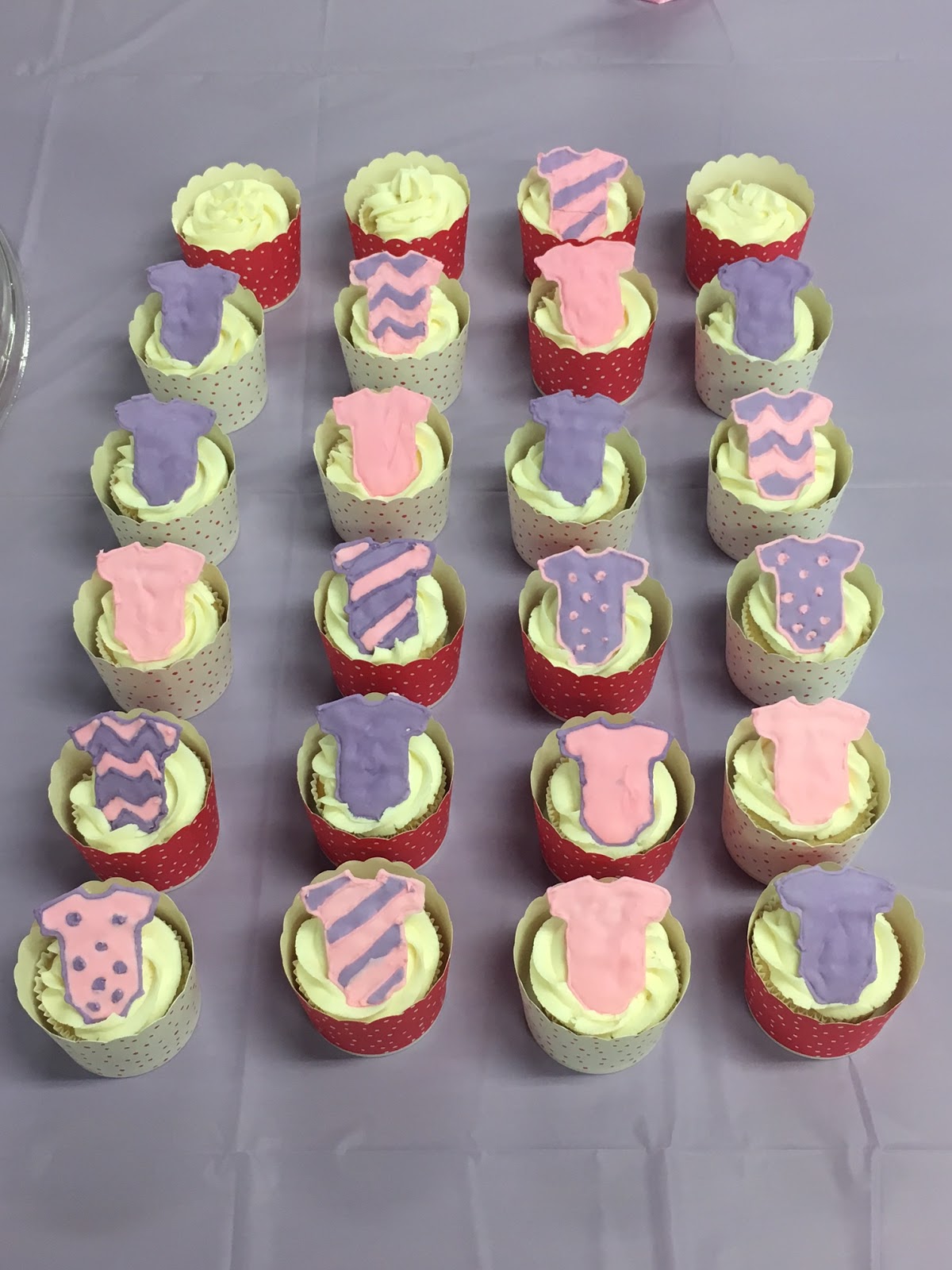 The Zinn Life Onesie Cupcakes For A Girl Baby Shower