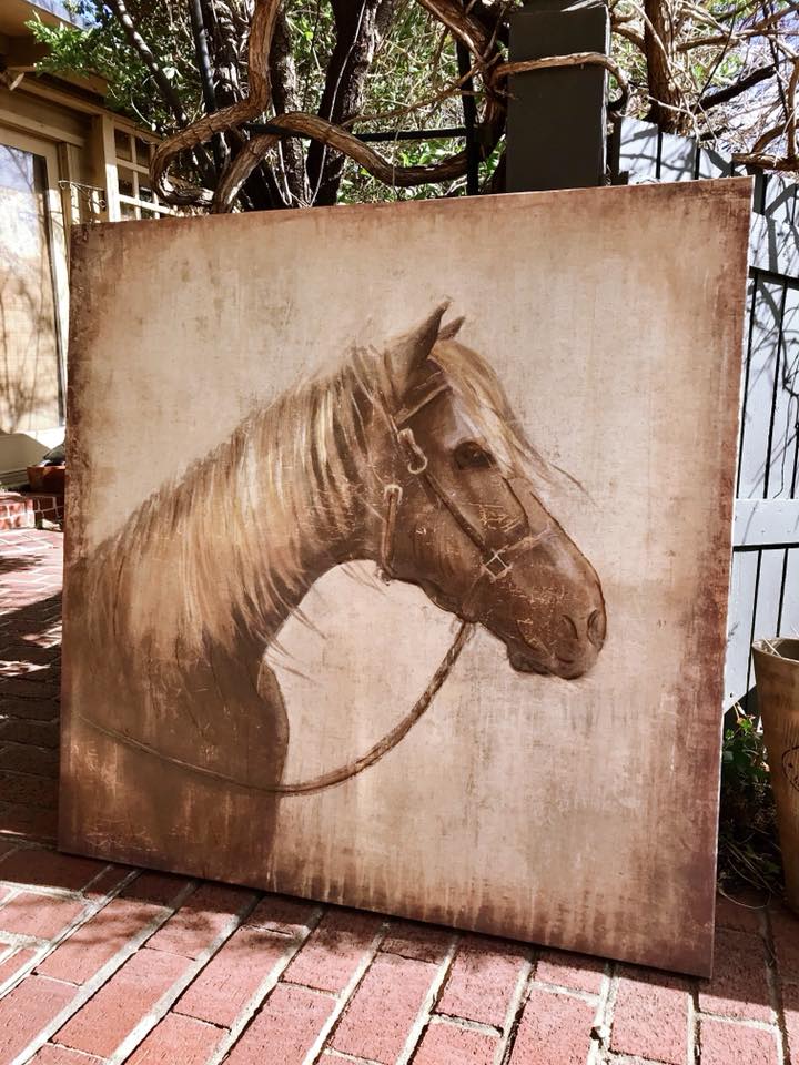 . Large Horse Canvas