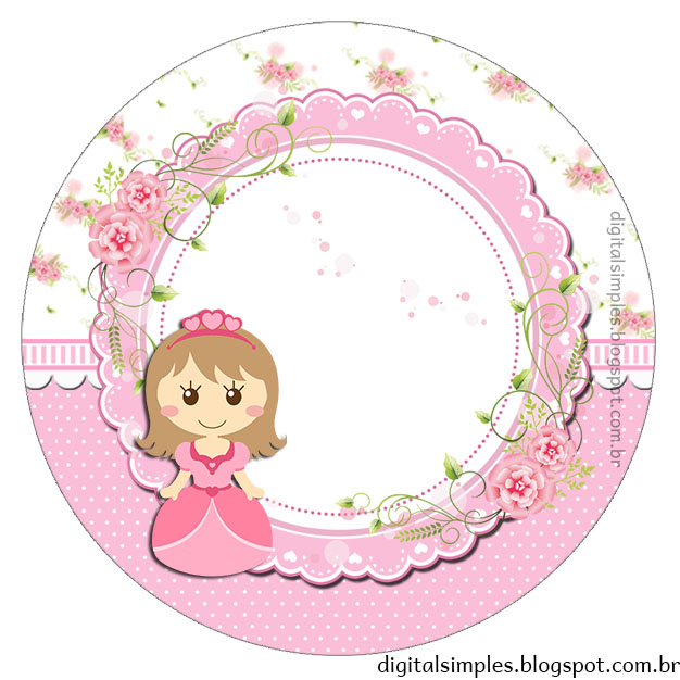 Princesita Bebé Toppers and Wrappers para Imprimir Gratis. Oh My Bebé!