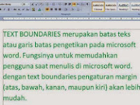 Tutorial Memunculkan Menghilangkan Text Boundaries Di Word