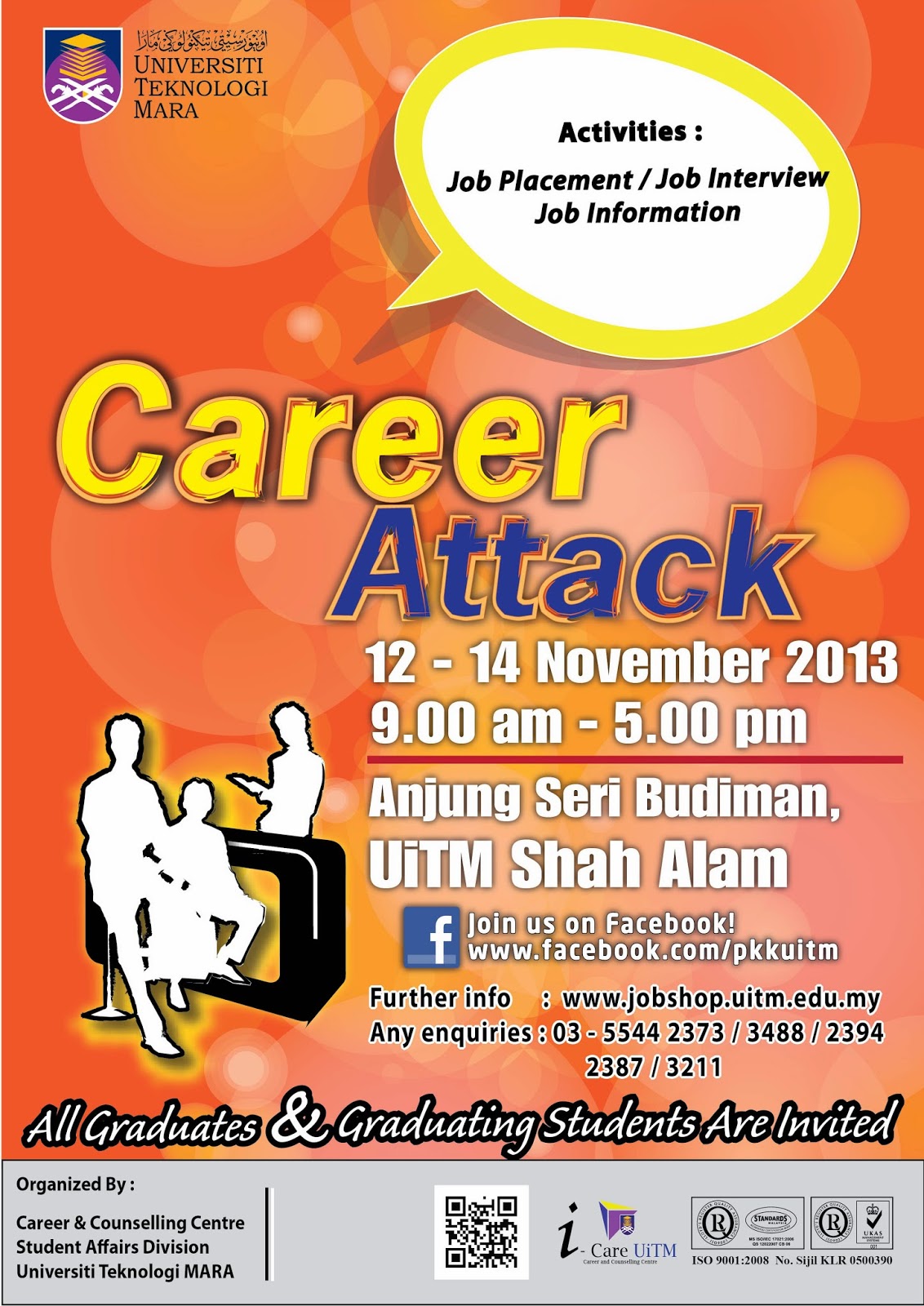 Career Attack @UiTM Shah Alam  Job Fair Malaysia