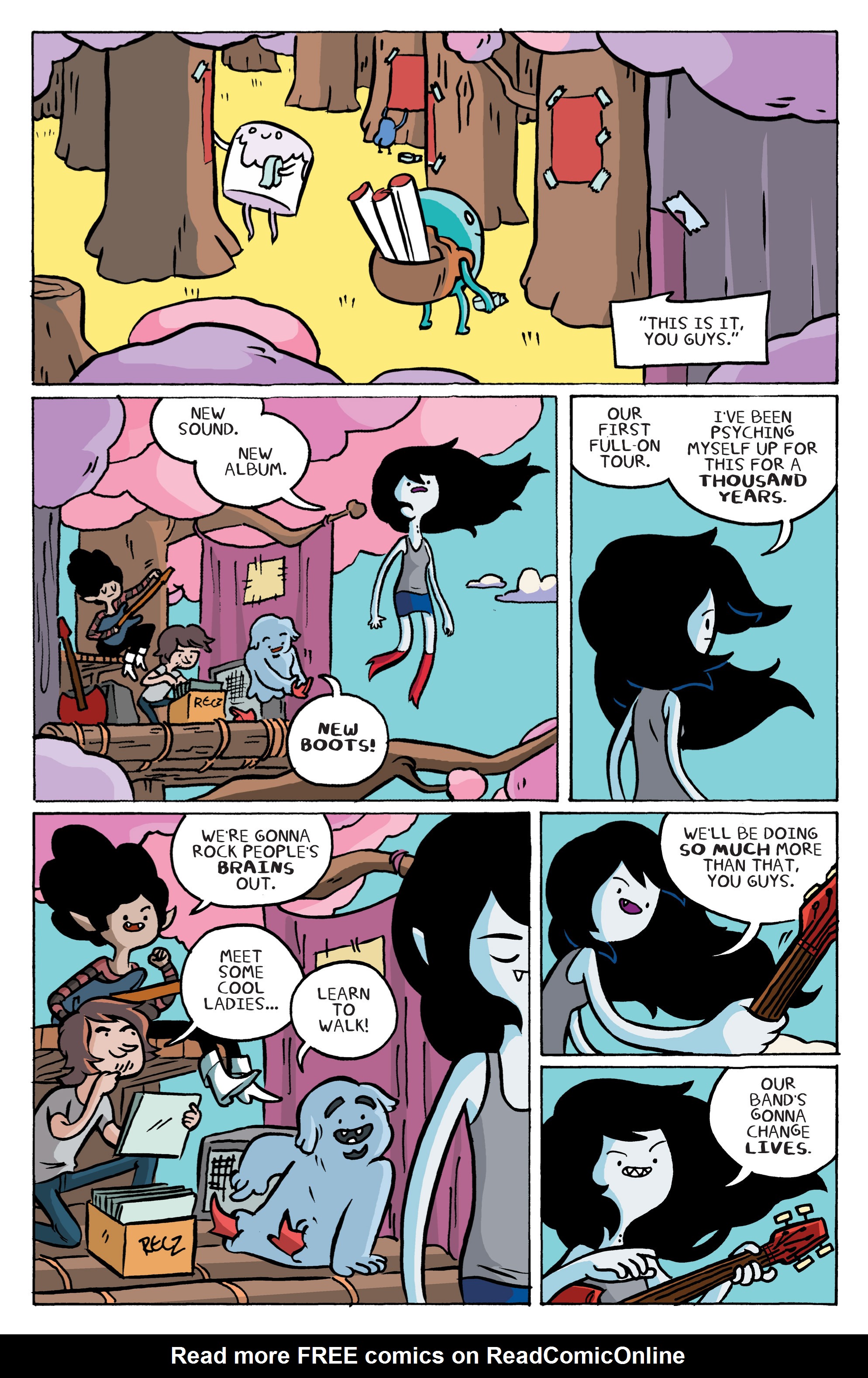 Read online Adventure Time: Marceline and the Scream Queens comic -  Issue #1 - 8