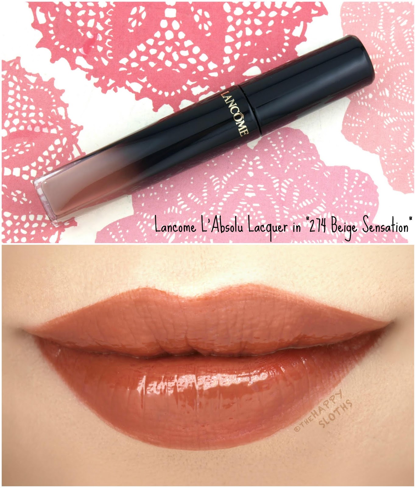 L'Absolu Lacquer Review and Swatches The Happy Sloths