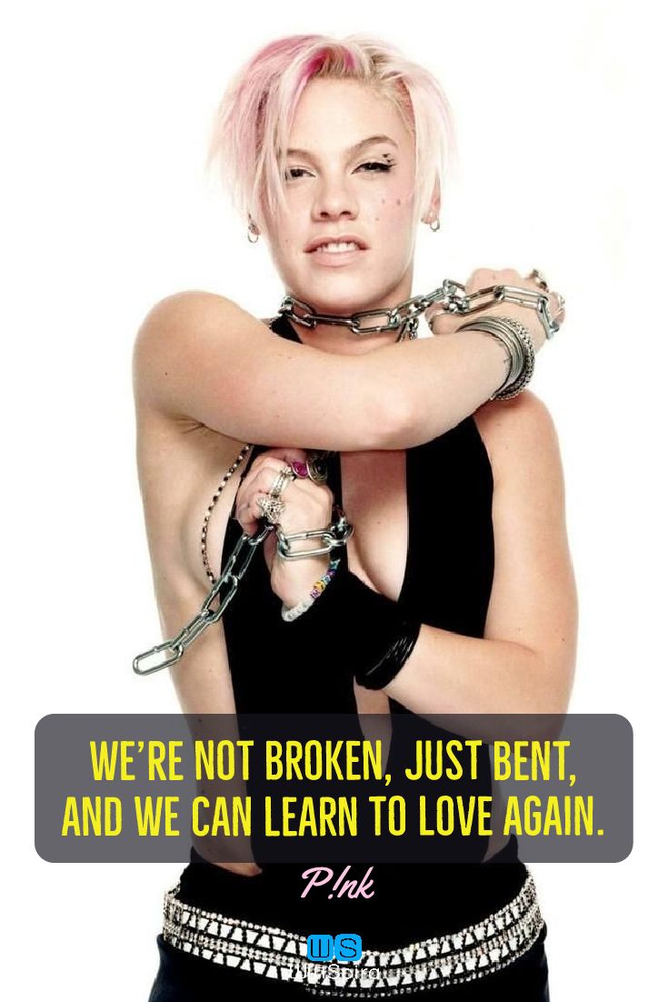 20 Awesome Quotes from singer pink