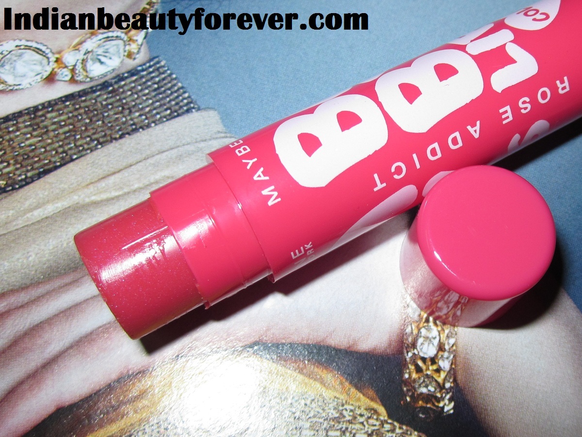 Maybelline baby lips in Rose addict Review 