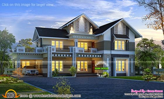 Gorgeous Kerala home design