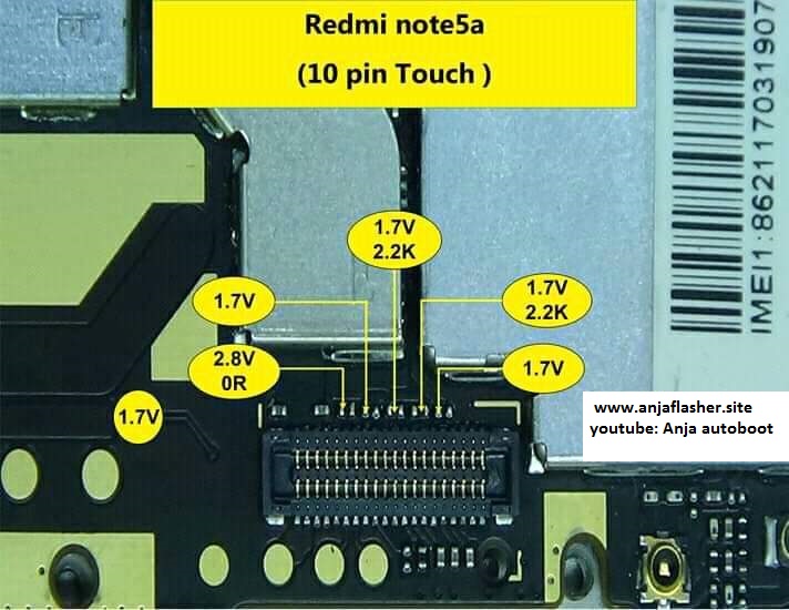 solusi Redmi note 5A layar sentuh tidak berpungsi