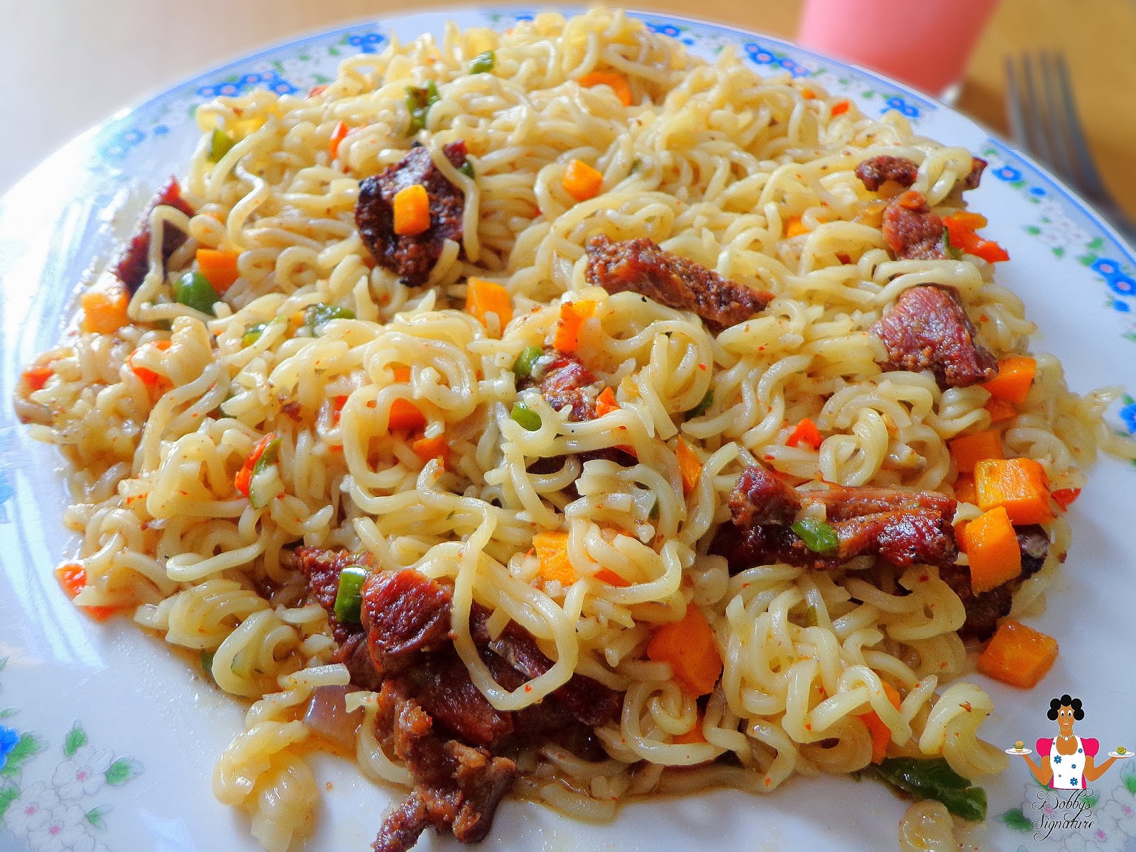 Nigerian Indomie noodles