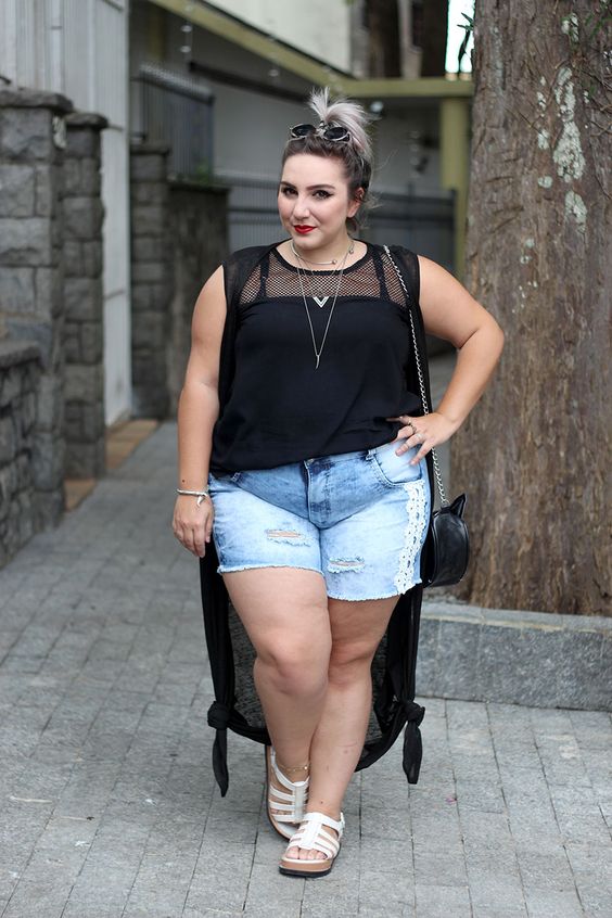 Mujeres Gorditas Jovenes Modas De Blusas Para Gorditas 2019 Ropa