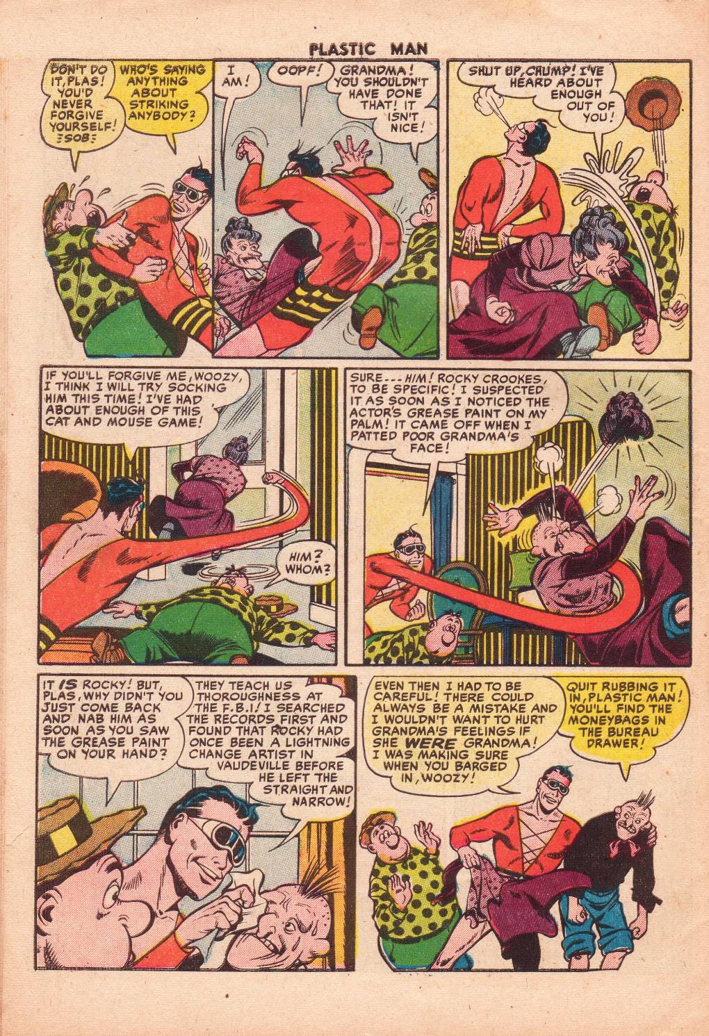 Read online Plastic Man (1943) comic -  Issue #47 - 33