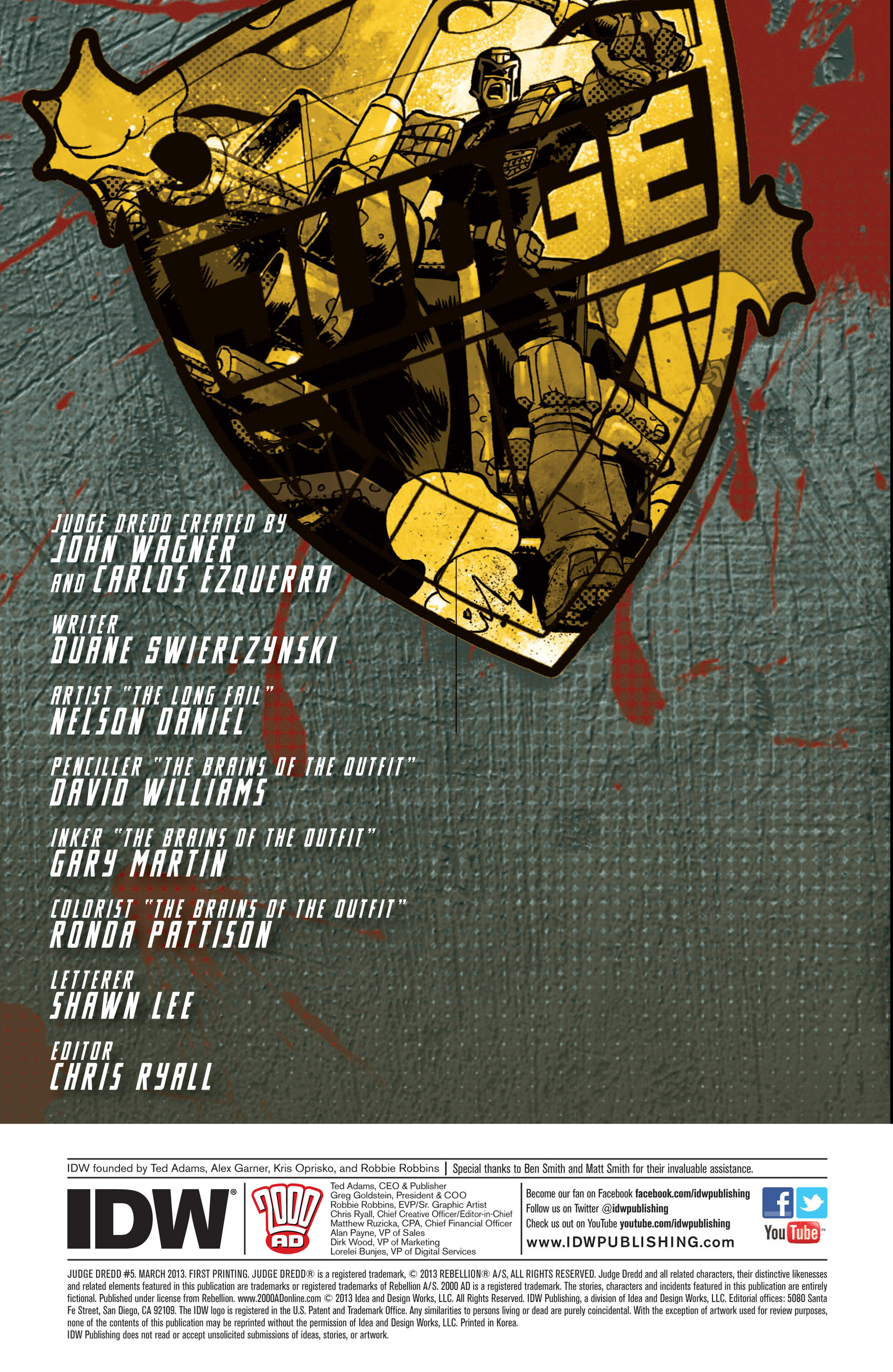 Read online Judge Dredd (2012) comic -  Issue #5 - 2