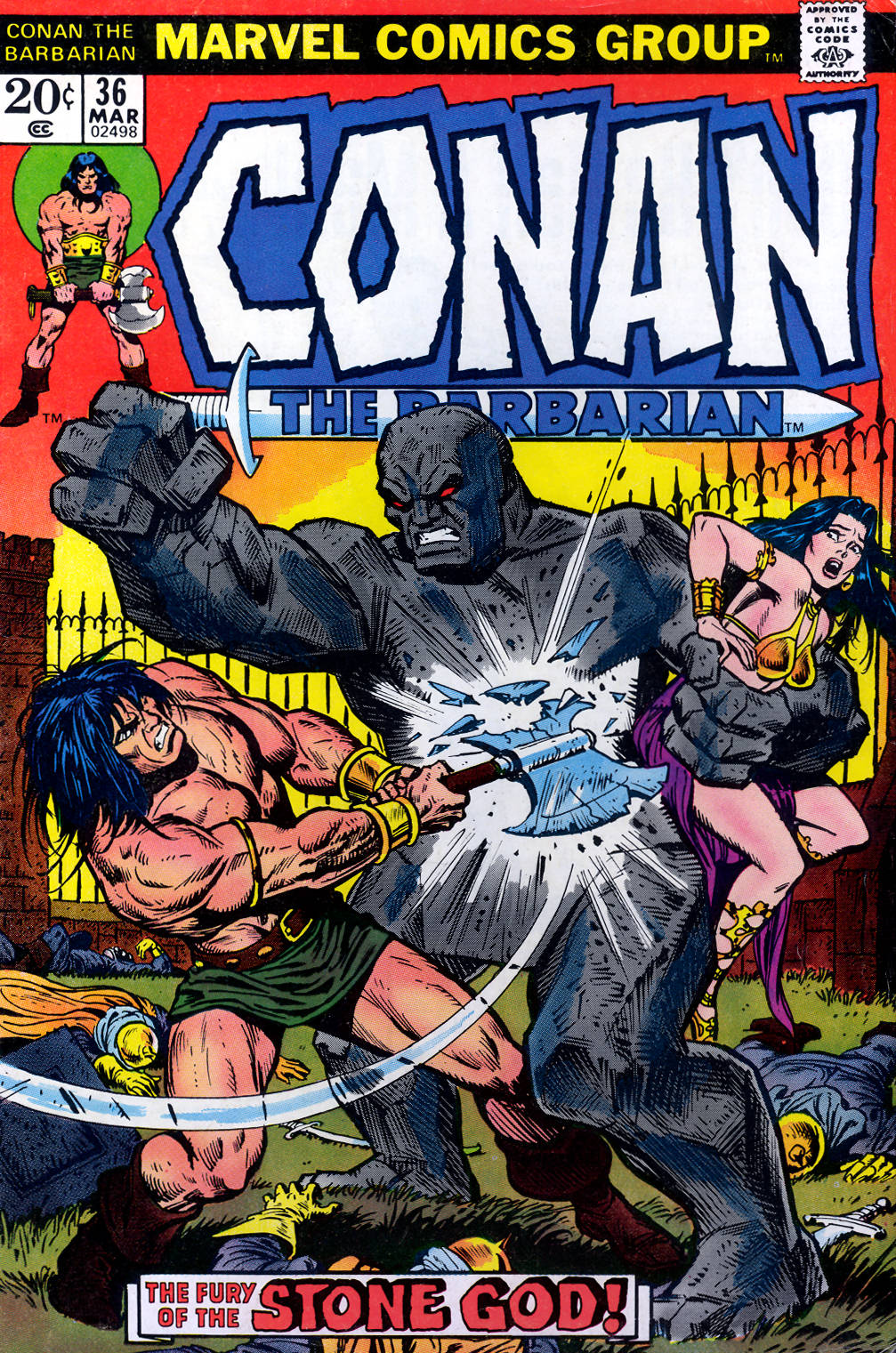 Read online Conan the Barbarian (1970) comic -  Issue #36 - 1