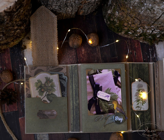 блокнот, notebook, ScrapМир, Cozy Forest, студия "Эклю", @irina_koshchavtseva @dasha_tarasova @studio_eklyu