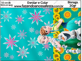Etiquetas de Frozen Fiebre Congelada para imprimir gratis.