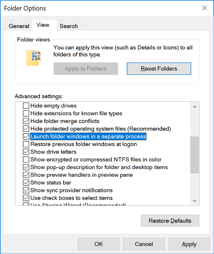 Randomly Learned Fixing File explorer crashing in windows 10