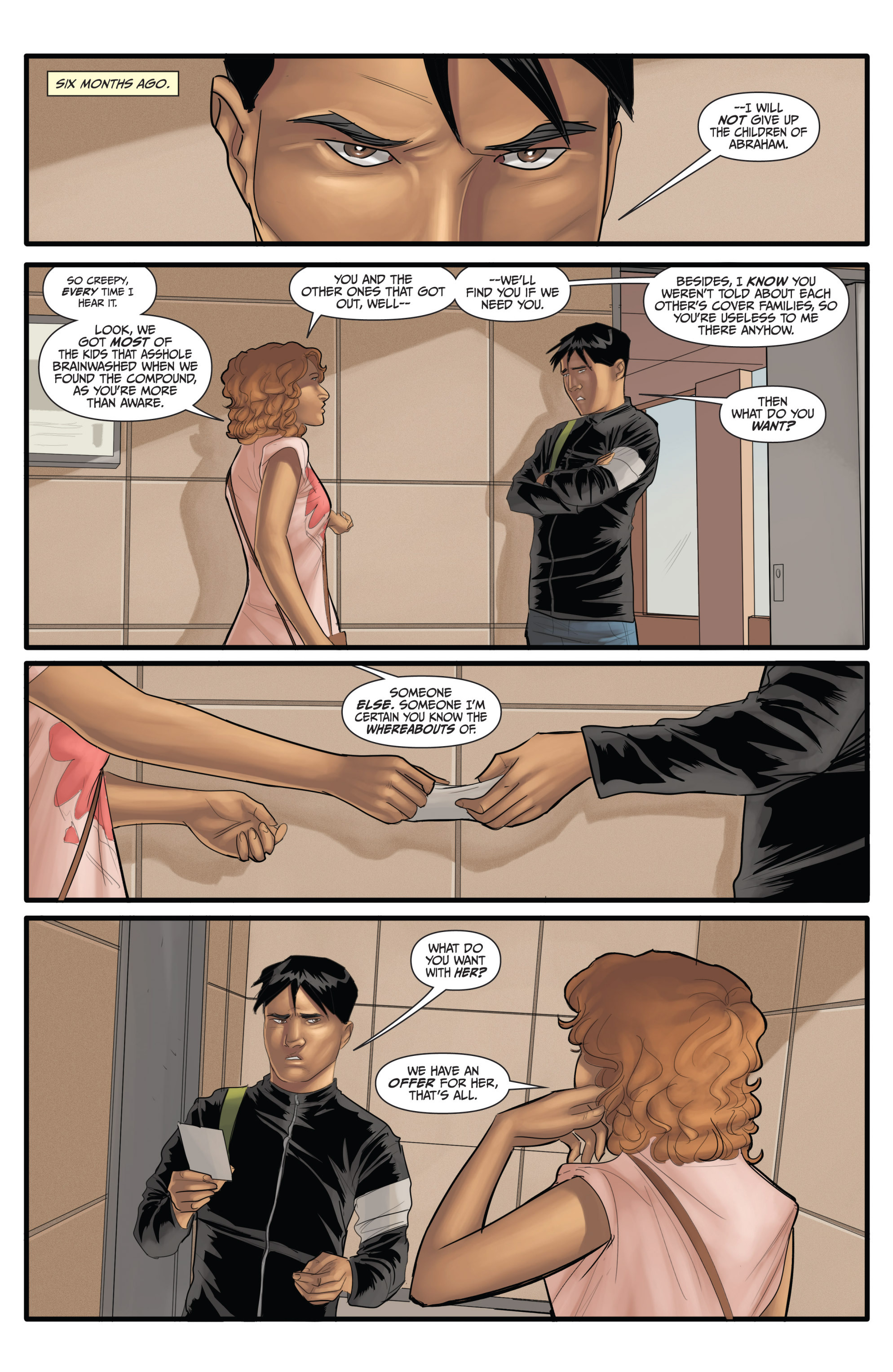 Read online Morning Glories comic -  Issue #33 - 12