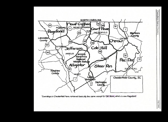 Carolina Family Roots Census Township Map