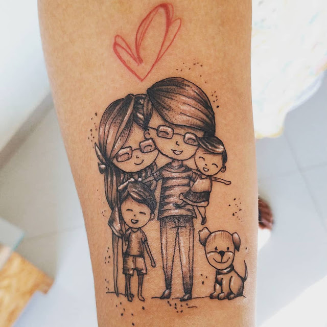 tatuagens para homenagear a família tatuagens para homenagear a família